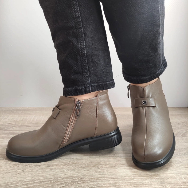 GHETE CASUAL DAMA FORMAZIONE 3911809 GREJ (KHAKI) - imagine 5