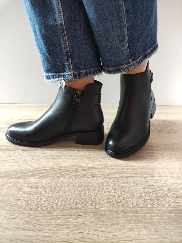 GHETE CASUAL DAMA FORMAZIONE 52131-35 NEGRE - imagine 4