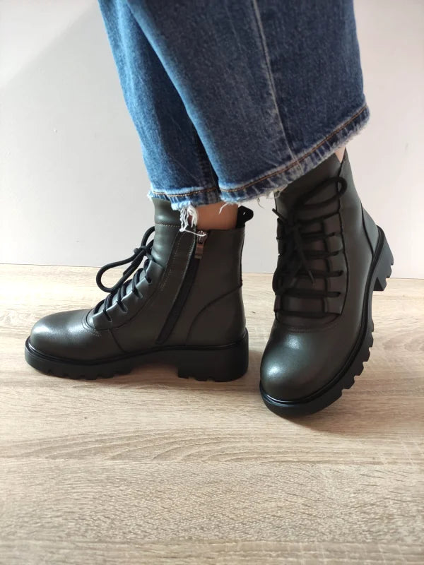GHETE CASUAL DAMA FORMAZIONE 5788 VERZI INCHIS - imagine 5