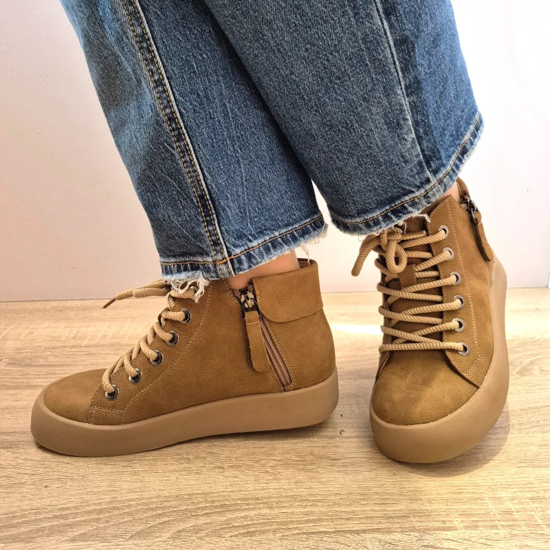 GHETE CASUAL DAMA FORMAZIONE 639-88 KAKI - imagine 4