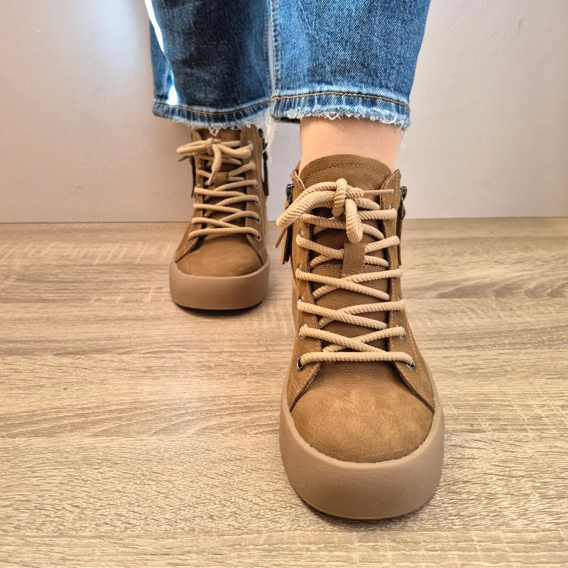 GHETE CASUAL DAMA FORMAZIONE 639-88 KAKI - imagine 5