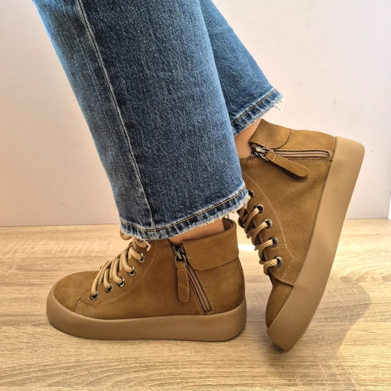 GHETE CASUAL DAMA FORMAZIONE 639-88 KAKI - imagine 2