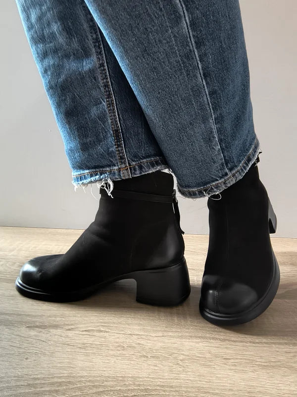 GHETE CASUAL DAMA FORMAZIONE 6970-2 NEGRE NUBUCK - imagine 5