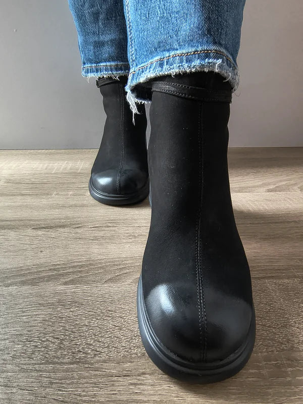 GHETE CASUAL DAMA FORMAZIONE 6970-2 NEGRE NUBUCK - imagine 3