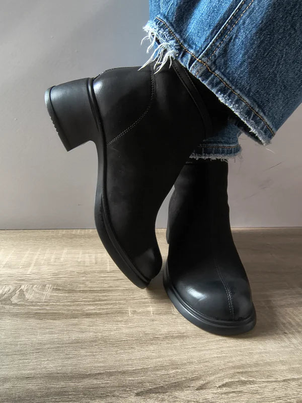 GHETE CASUAL DAMA FORMAZIONE 6970-2 NEGRE NUBUCK - imagine 4