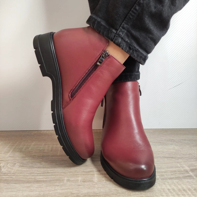 GHETE CASUAL DAMA FORMAZIONE 76-35 BURGUNDI (WINE) - imagine 4
