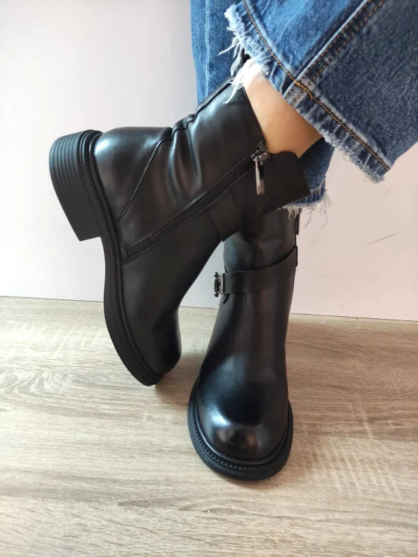 GHETE CASUAL DAMA FORMAZIONE 86191-3 NEGRE - imagine 4