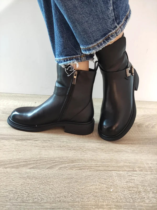 GHETE CASUAL DAMA FORMAZIONE 86191-3 NEGRE - imagine 3
