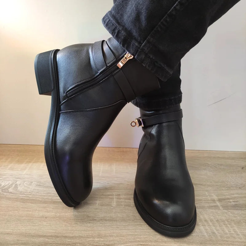 GHETE CASUAL DAMA FORMAZIONE 9570 NEGRE - imagine 4