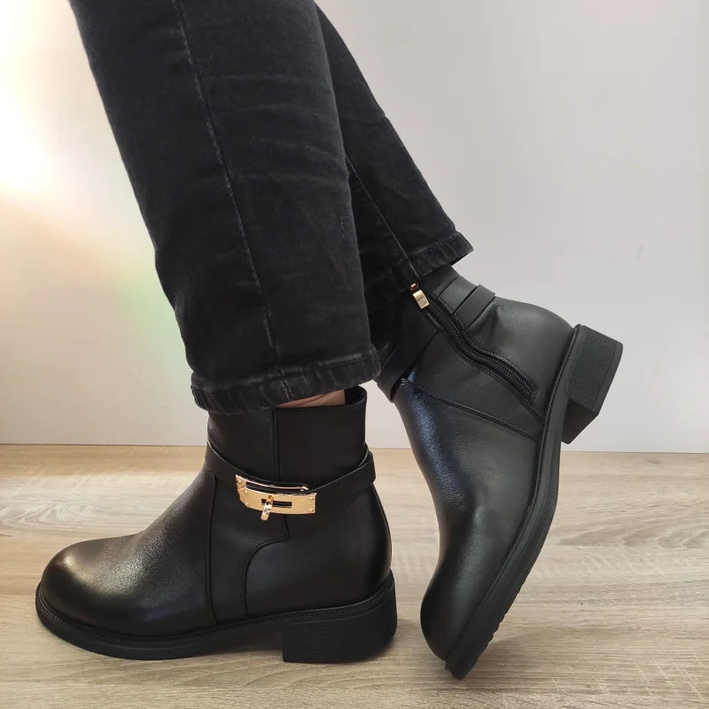 GHETE CASUAL DAMA FORMAZIONE 9570 NEGRE - imagine 2