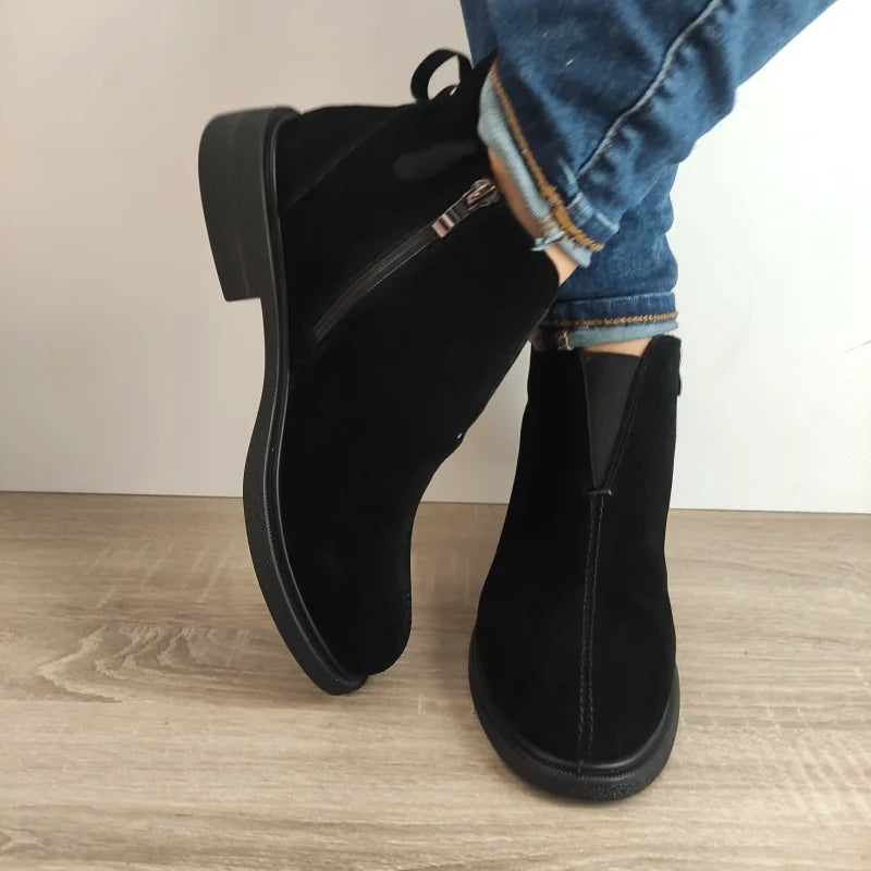 GHETE CASUAL DAMA FORMAZIONE B30041N NEGRE VELUR