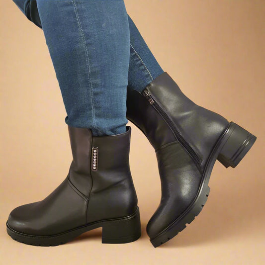 GHETE CASUAL DAMA FORMAZIONE GALLOP M613-1 NEGRE