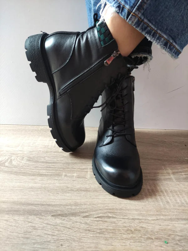 GHETE CASUAL DAMA FORMAZIONE L9137 NEGRE - imagine 5