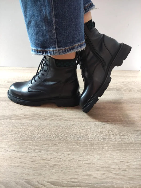 GHETE CASUAL DAMA FORMAZIONE L9137 NEGRE - imagine 2