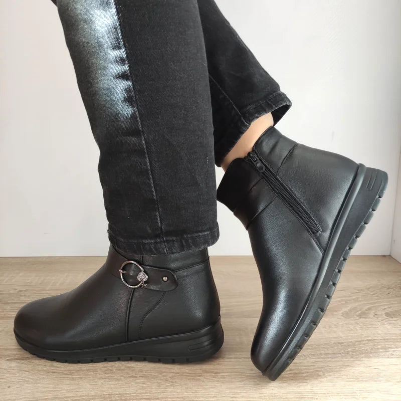 GHETE CASUAL DAMA FORMAZIONE M002 NEGRE - imagine 2