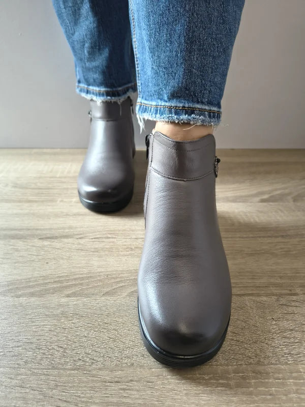 GHETE CASUAL DAMA FORMAZIONE M663 GRI - imagine 3