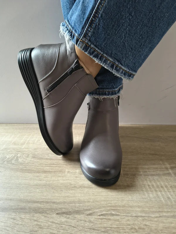 GHETE CASUAL DAMA FORMAZIONE M663 GRI - imagine 4