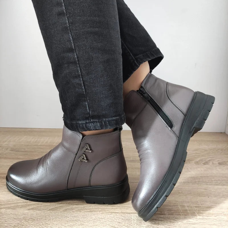 GHETE CASUAL DAMA FORMAZIONE M705 GRI - imagine 2