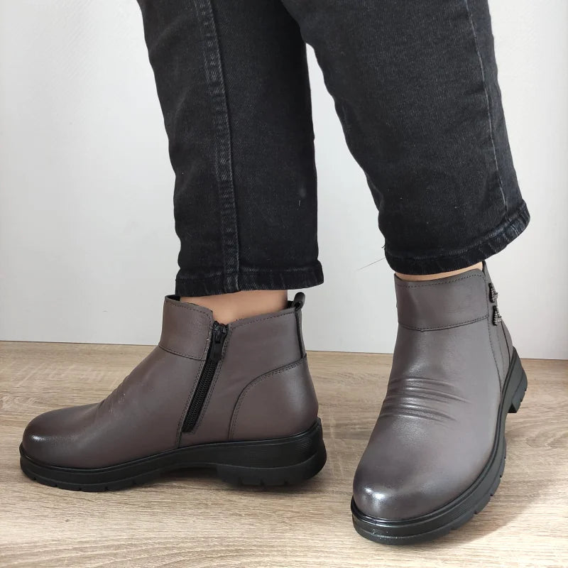 GHETE CASUAL DAMA FORMAZIONE M705 GRI - imagine 3