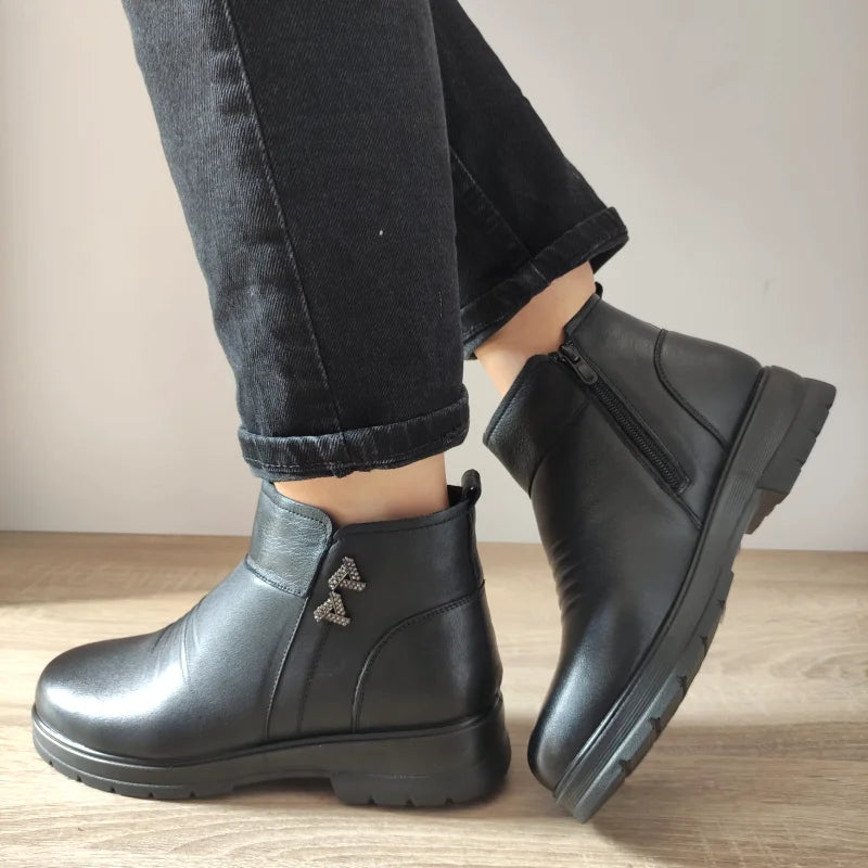 GHETE CASUAL DAMA FORMAZIONE M705 NEGRE - imagine 2