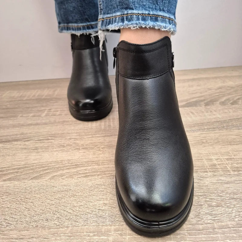 GHETE CASUAL DAMA FORMAZIONE M758 NEGRE - imagine 5