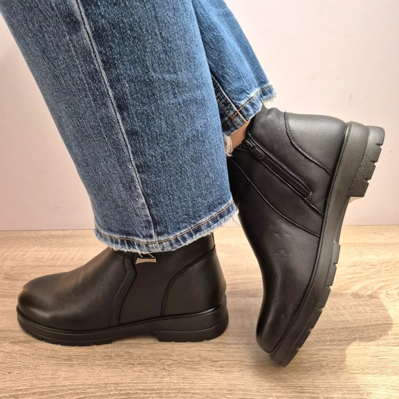 GHETE CASUAL DAMA FORMAZIONE M758 NEGRE - imagine 2