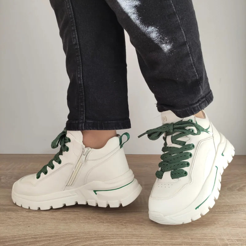 GHETE CASUAL DAMA FRANCO GERARDO 271935 ALBE CU VERDE - imagine 2