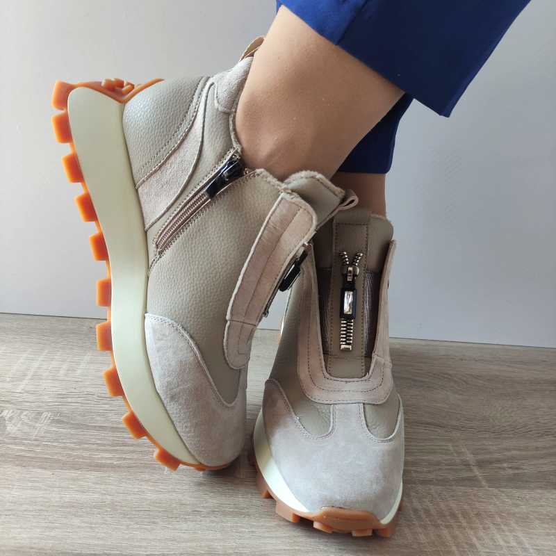GHETE CASUAL DAMA FRANCO GERARDO 3207 APRICOT - imagine 3