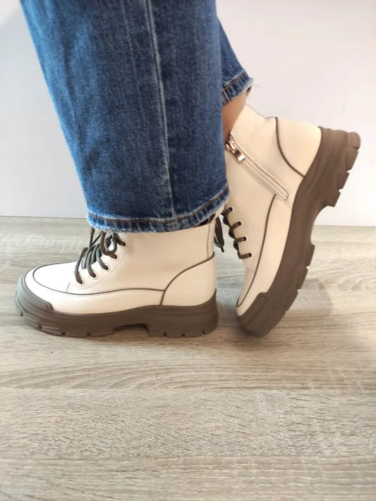 GHETE CASUAL DAMA FRANCO GERARDO 6575-8 CREM