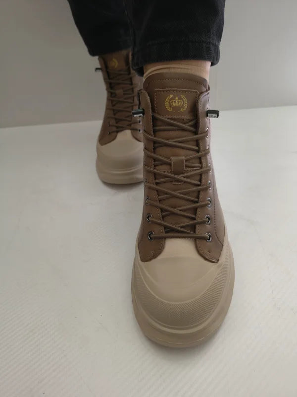 GHETE CASUAL DAMA FRANCO GERARDO 66081 KHAKI - imagine 3