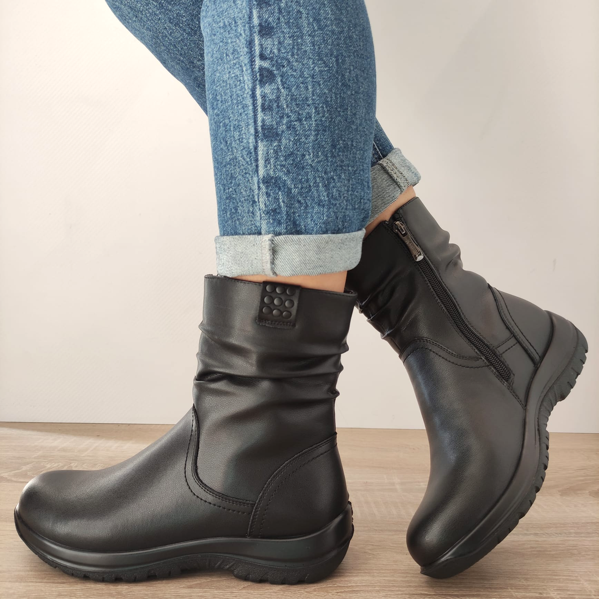 GHETE CASUAL DAMA KARISMA 30019 01-N - imagine 2