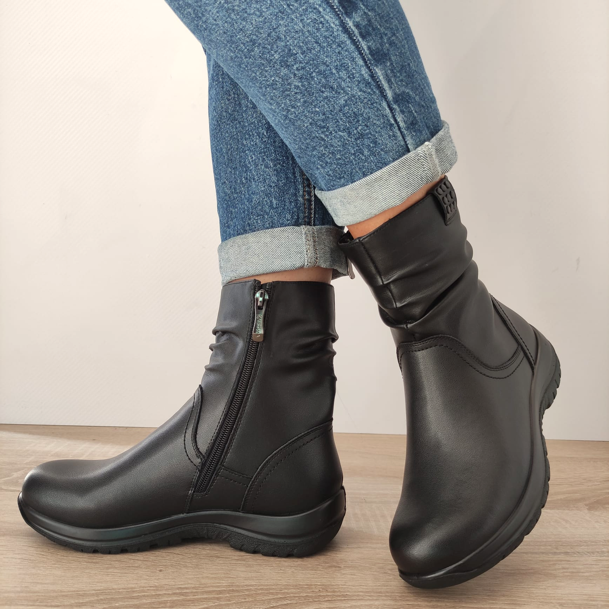 GHETE CASUAL DAMA KARISMA 30019 01-N - imagine 3