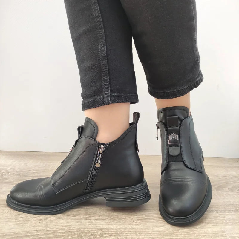 GHETE CASUAL DAMA KARISMA 50027A 0-N NEGRE - imagine 3