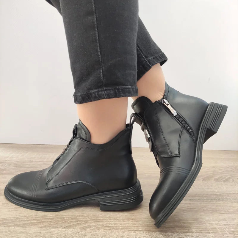GHETE CASUAL DAMA KARISMA 50027A 0-N NEGRE - imagine 2