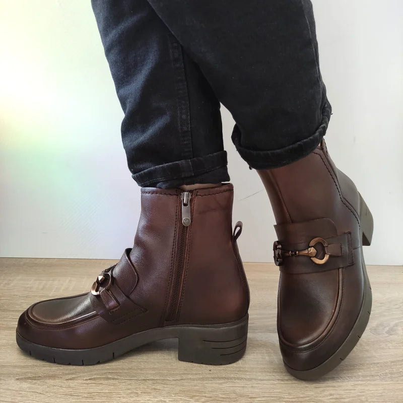 GHETE CASUAL DAMA MARCO TOZZI 25009-43 MARO - imagine 2