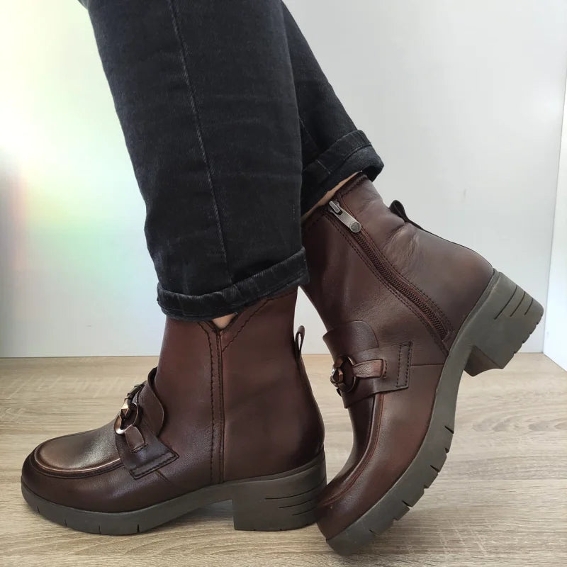 GHETE CASUAL DAMA MARCO TOZZI 25009-43 MARO - imagine 3
