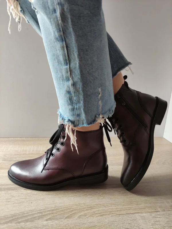 GHETE CASUAL DAMA MARCO TOZZI 25101-45 BORDO - imagine 2