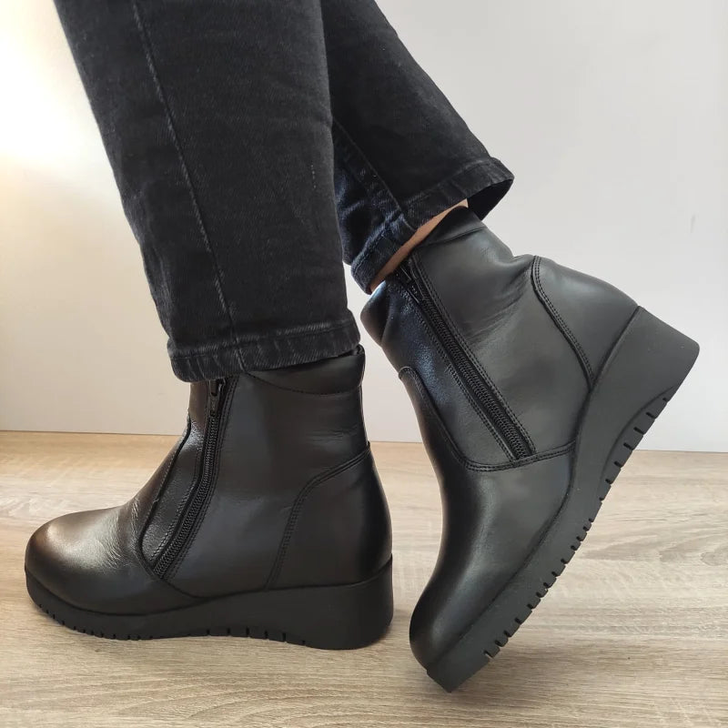 GHETE CASUAL DAMA NICOLIS 147837 NEGRE - imagine 2