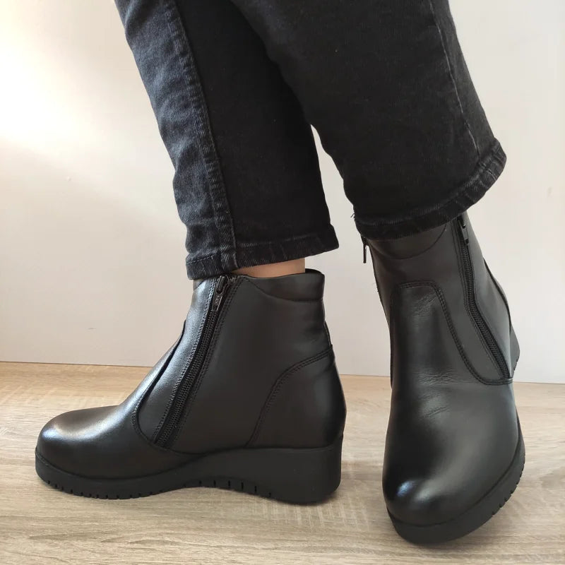 GHETE CASUAL DAMA NICOLIS 147837 NEGRE - imagine 3
