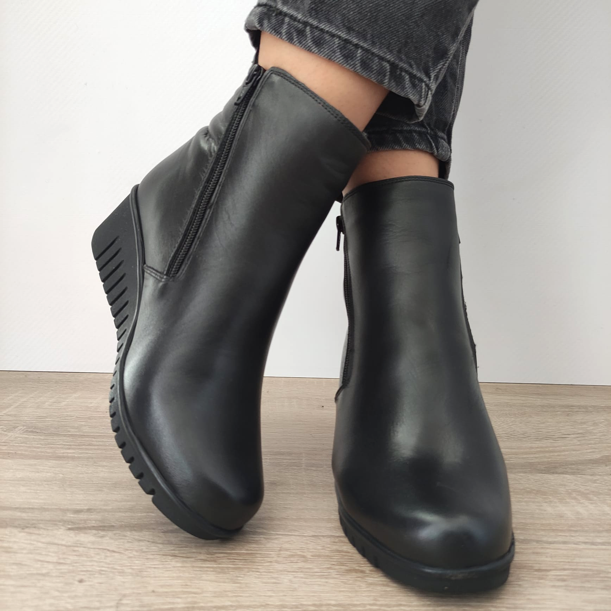 GHETE CASUAL DAMA NICOLIS 157555 NEGRE - imagine 4
