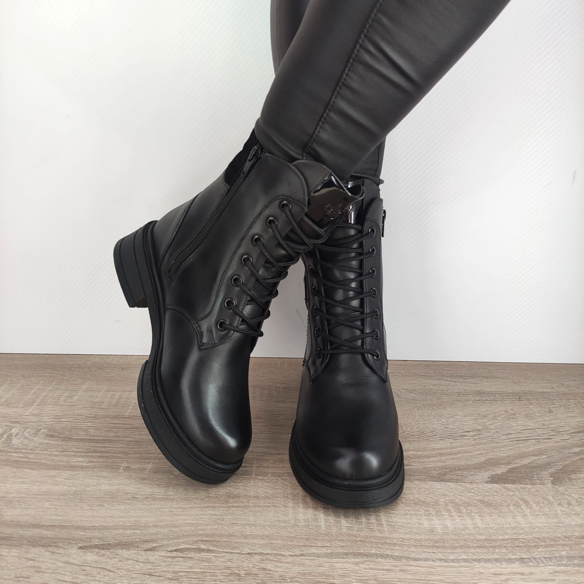 GHETE CASUAL DAMA NICOLIS 157809 NEGRE - imagine 4