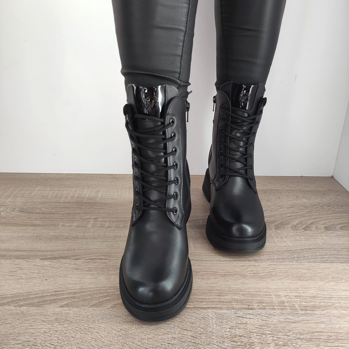 GHETE CASUAL DAMA NICOLIS 157809 NEGRE - imagine 5