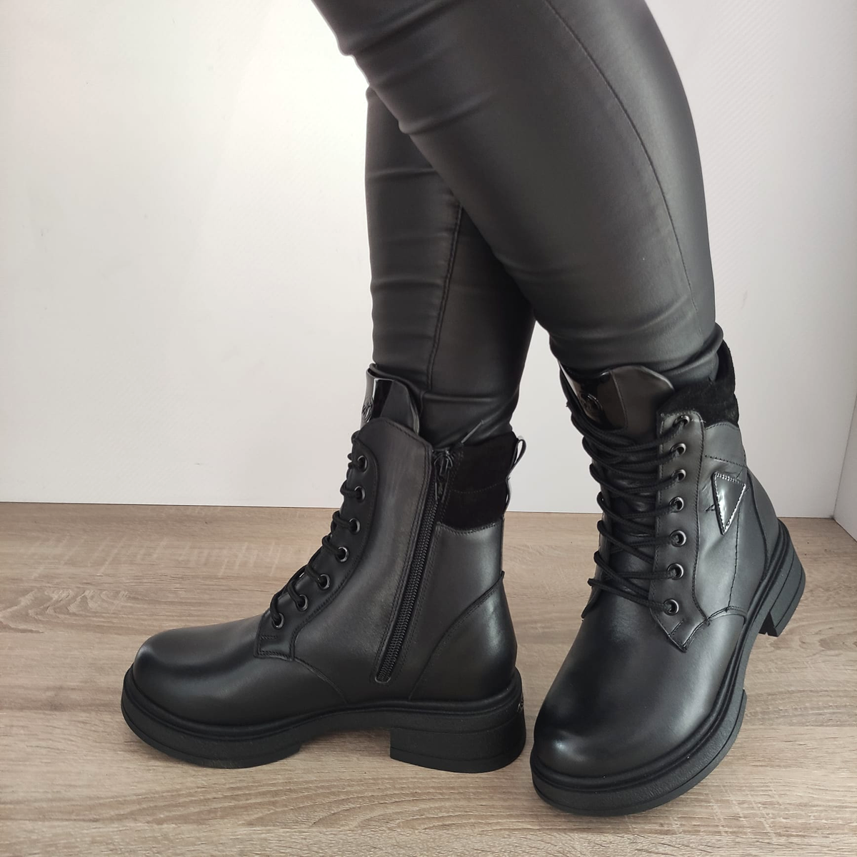 GHETE CASUAL DAMA NICOLIS 157809 NEGRE - imagine 3