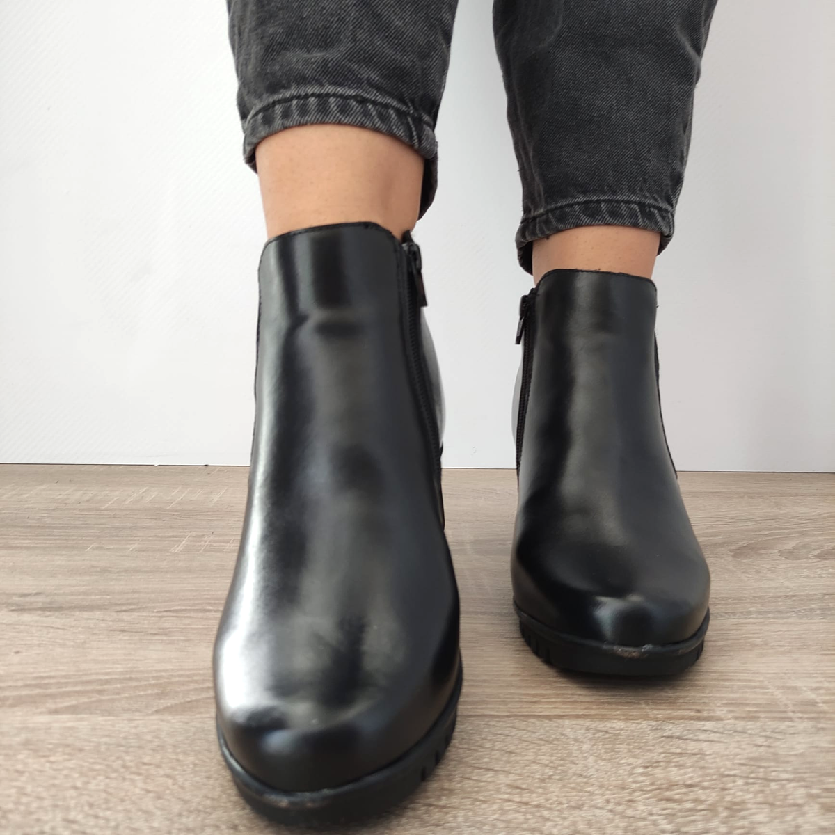 GHETE CASUAL DAMA NICOLIS 159655 NEGRE - imagine 5