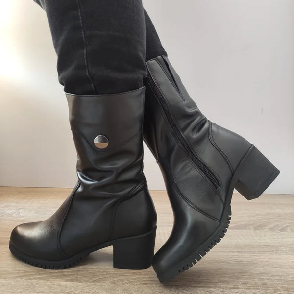 GHETE CASUAL DAMA NICOLIS 35959 NEGRE - imagine 2