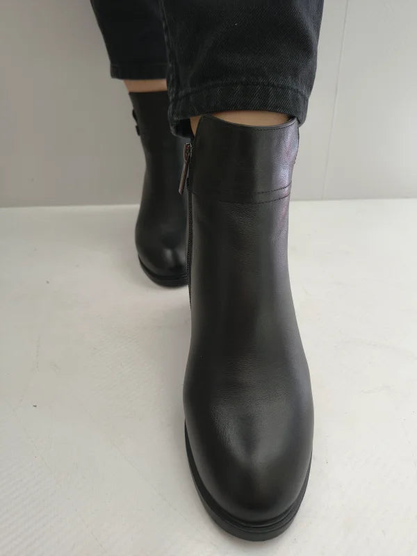 GHETE CASUAL DAMA PASS 33208 01-N NEGRE - imagine 3