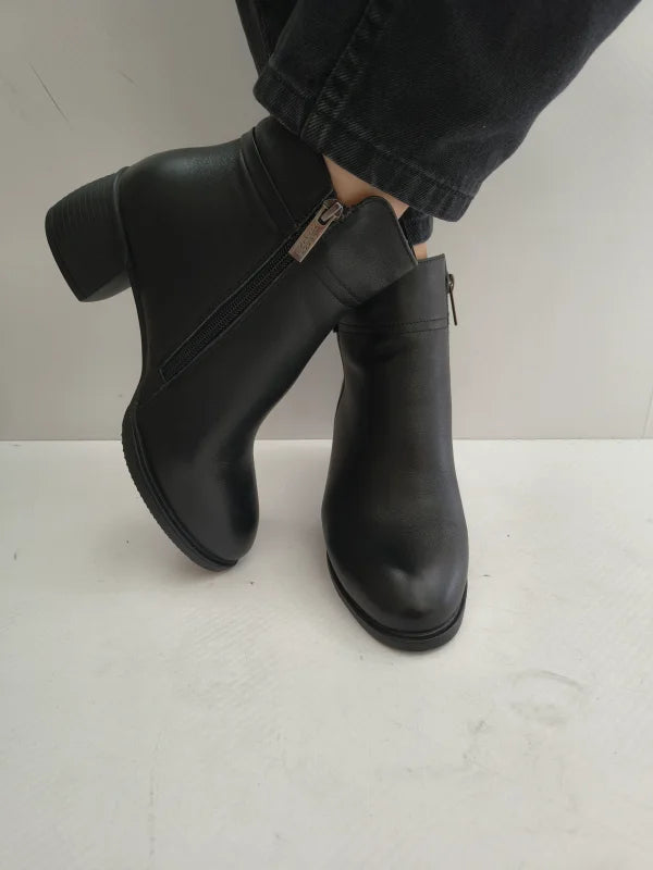 GHETE CASUAL DAMA PASS 33208 01-N NEGRE - imagine 4