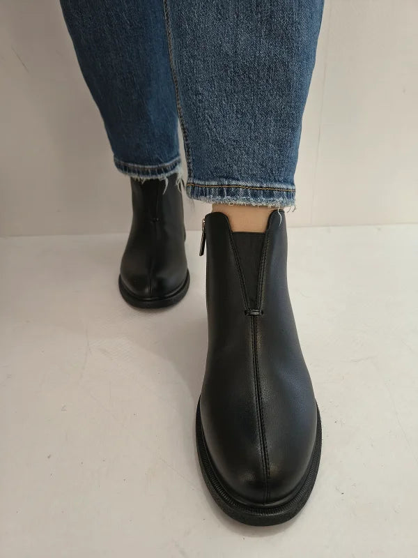 GHETE CASUAL DAMA PASS 570009D 01-N NEGRE - imagine 4