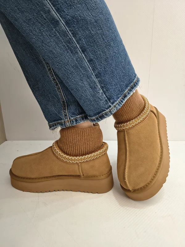 GHETE CASUAL DAMA PASS 870006B 04-Z CAMEL VELUR - imagine 2