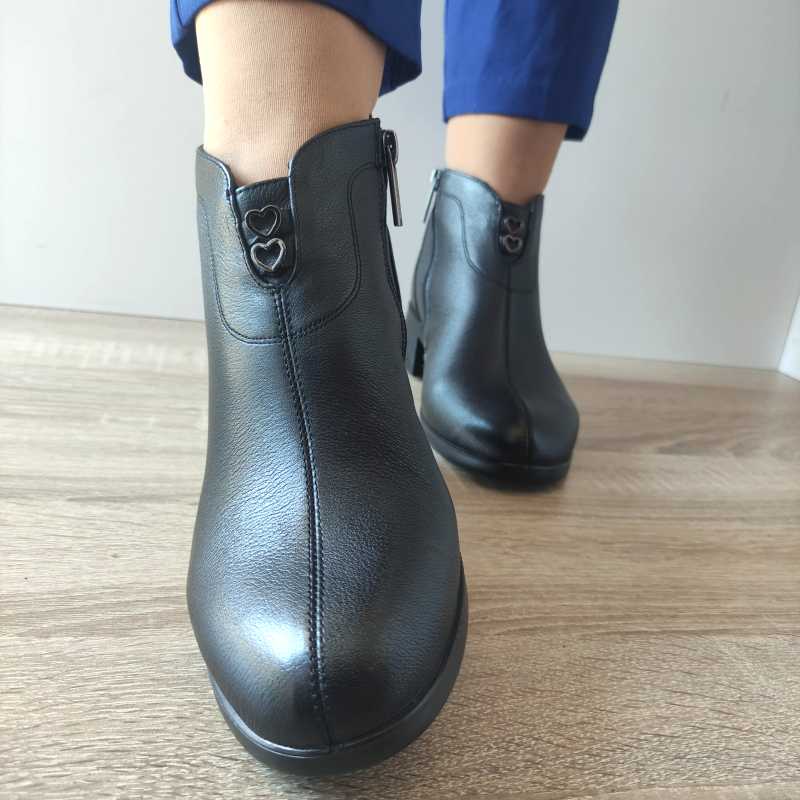 GHETE CASUAL DAMA PASS 900008 01-N NEGRE - imagine 4